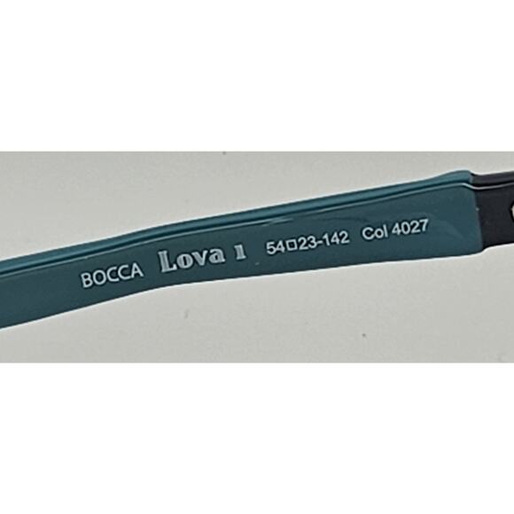 Face a Face Bocca Lova 1 Sunglasses Black Teal Italy 54 23 142 Replace Lenses